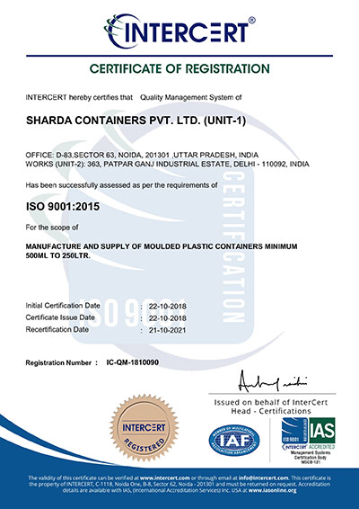 ISO 9001-2015 (Unit I & II)