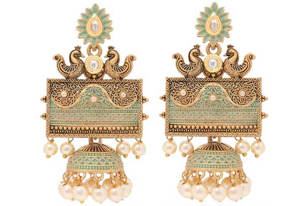 Antique Kundan Earrings
