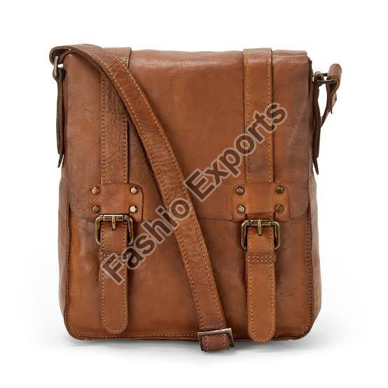 Leather Messenger Bag