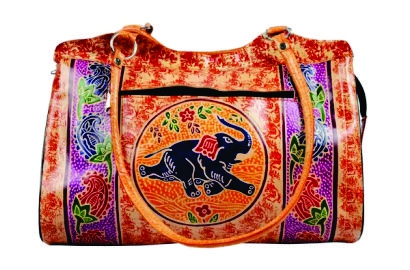 Hand Printed Bag Madhubani