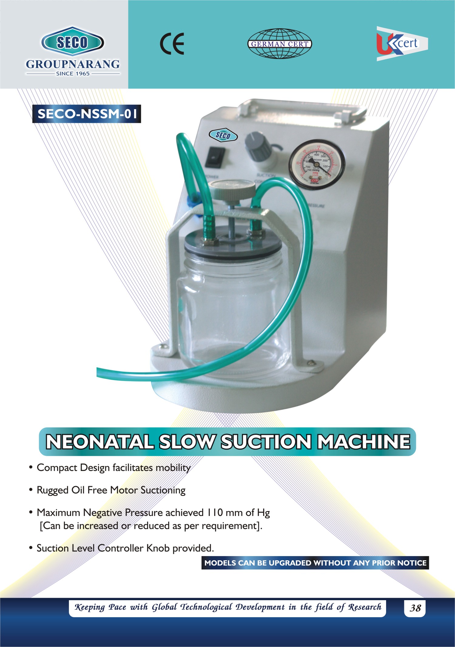 NEONATAL SLOW SUCTION MACHINE