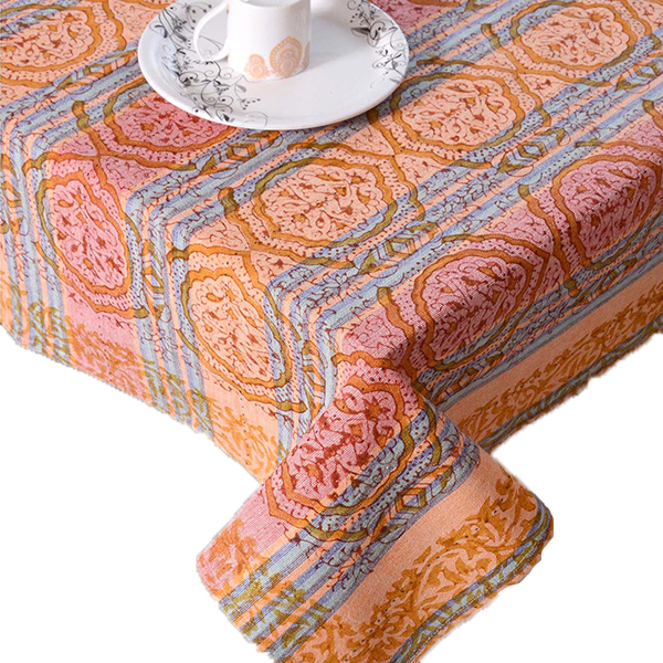 Block Print Table Covers