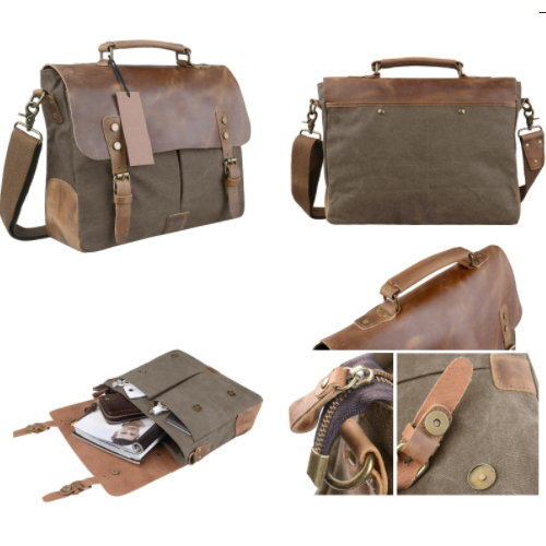 Canvas Leather Bags