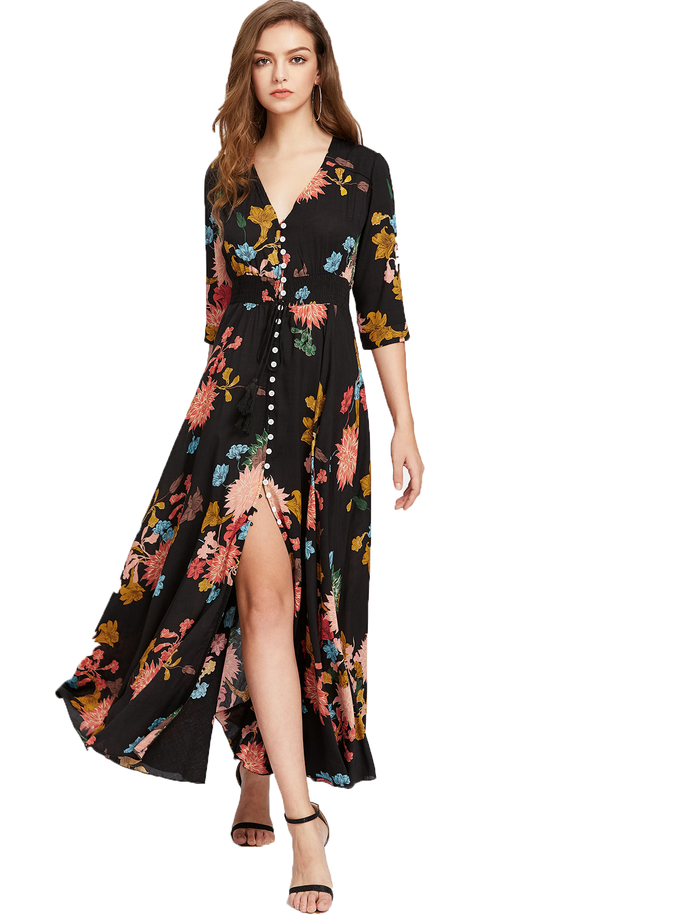 Viscose Maxi Dress