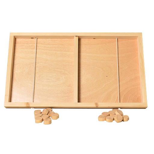 Wooden handmade Games Puck N Play