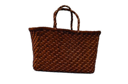 Woven Leather Handmade Bag