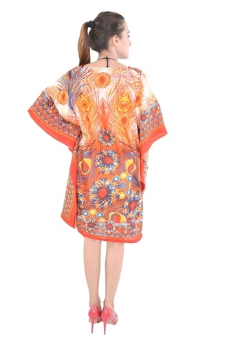 Printed Beachwear Cotton Ladies Kaftan