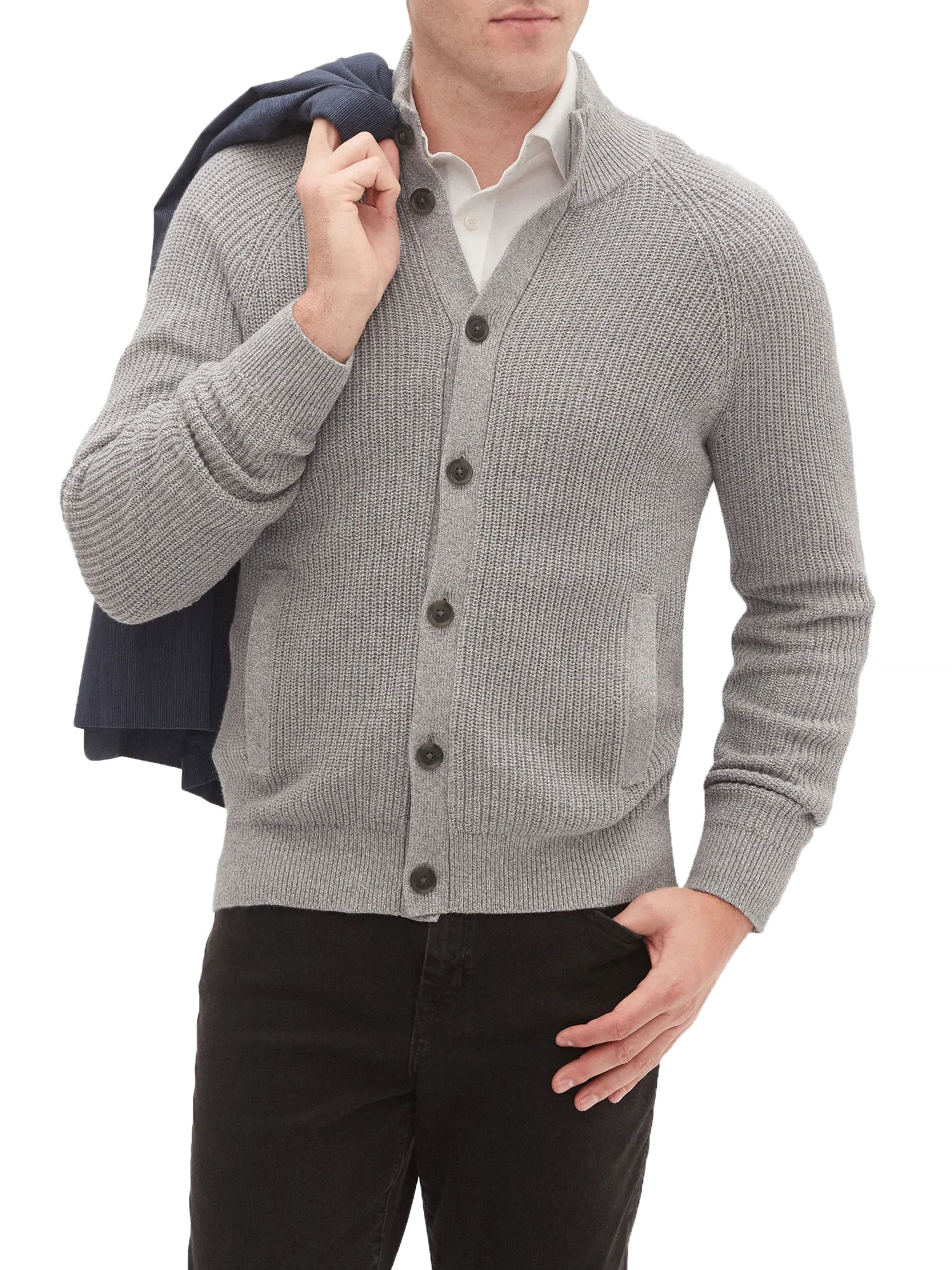 Front Open Mens Sweater
