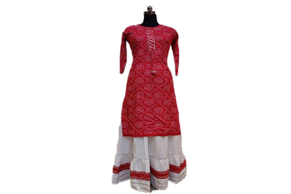 Bandhej Kurti