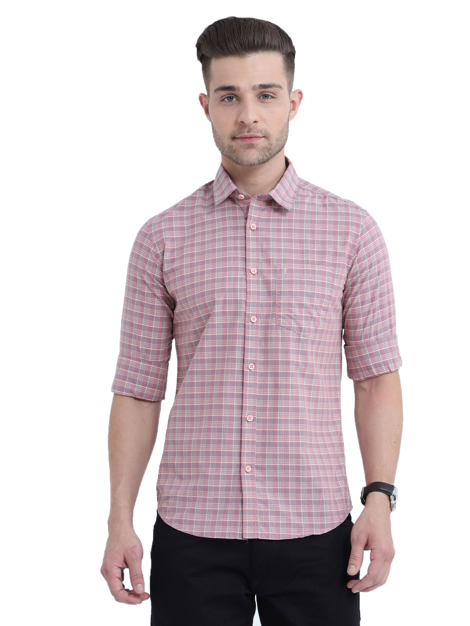 Invictus Men’s Slim Fit Casual Shirt