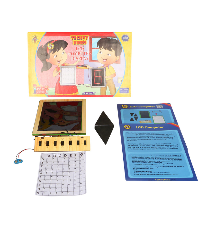 Stem Toys DIY LCD Computer Binary Educational