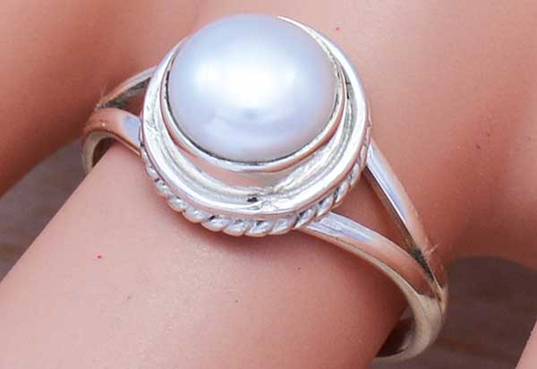 Pearl 925 Silver Wholesale Ring Jewelry