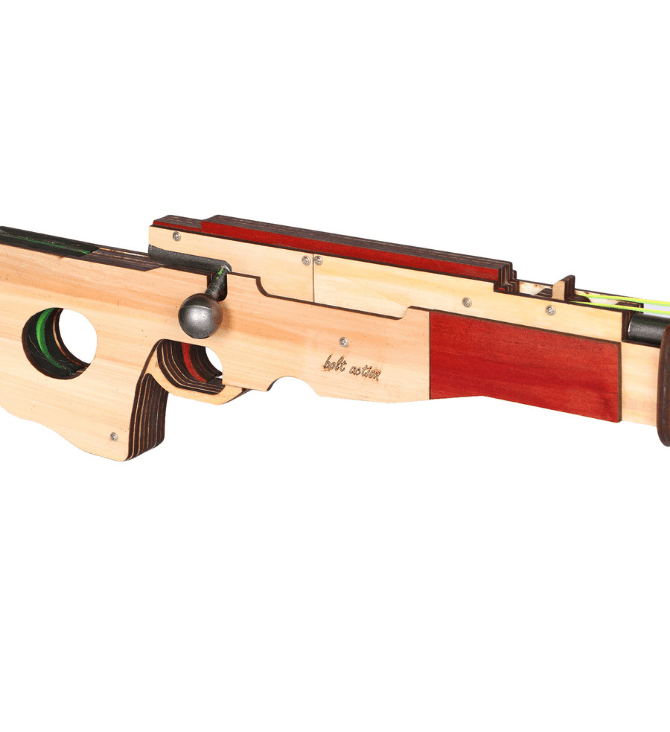 Wooden Awm - Sniper Gun Toy