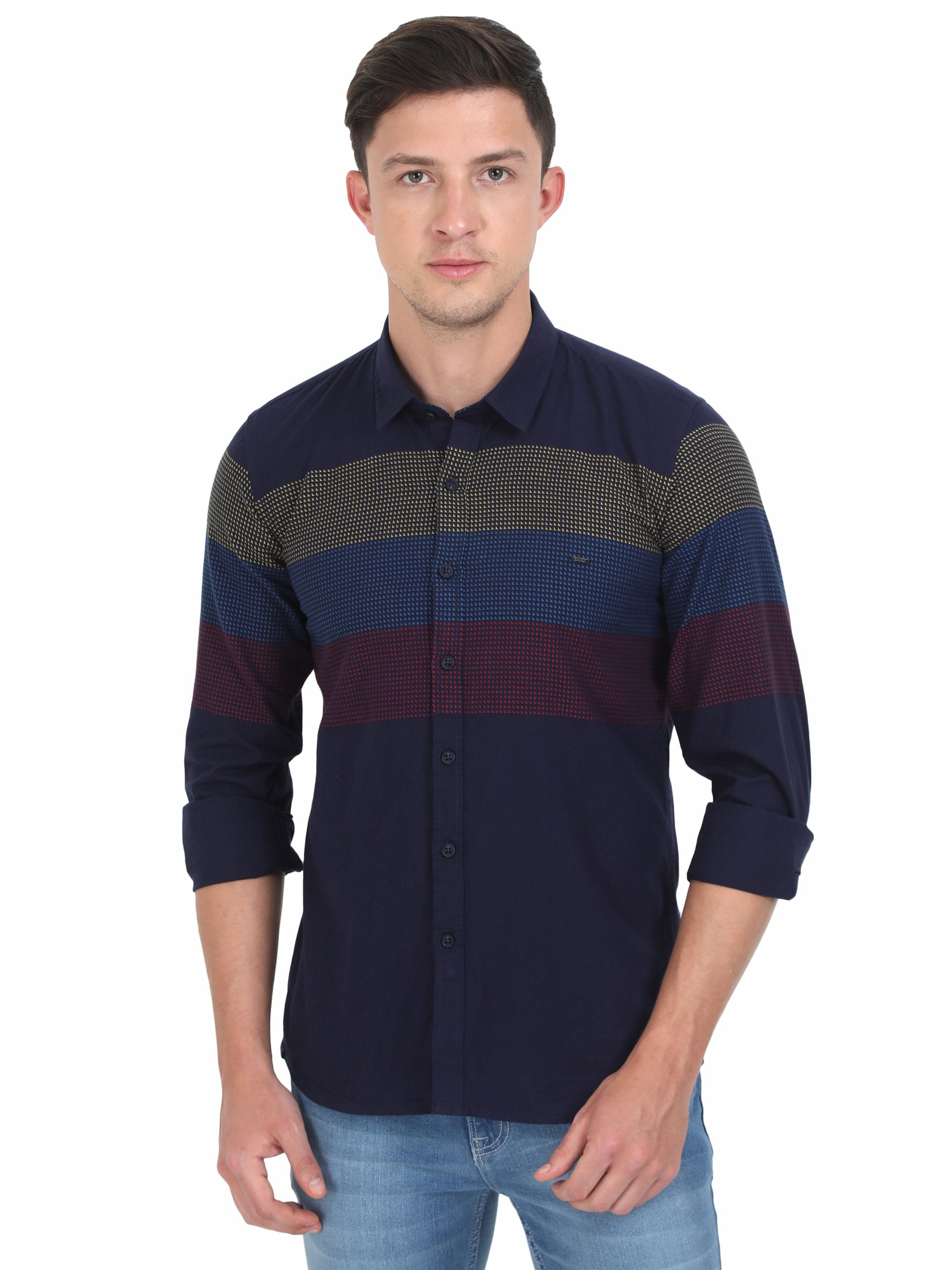 Men Casual Striped Shirt