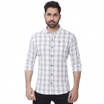 Kaprido Soft Smart Checks Men`s Shirt