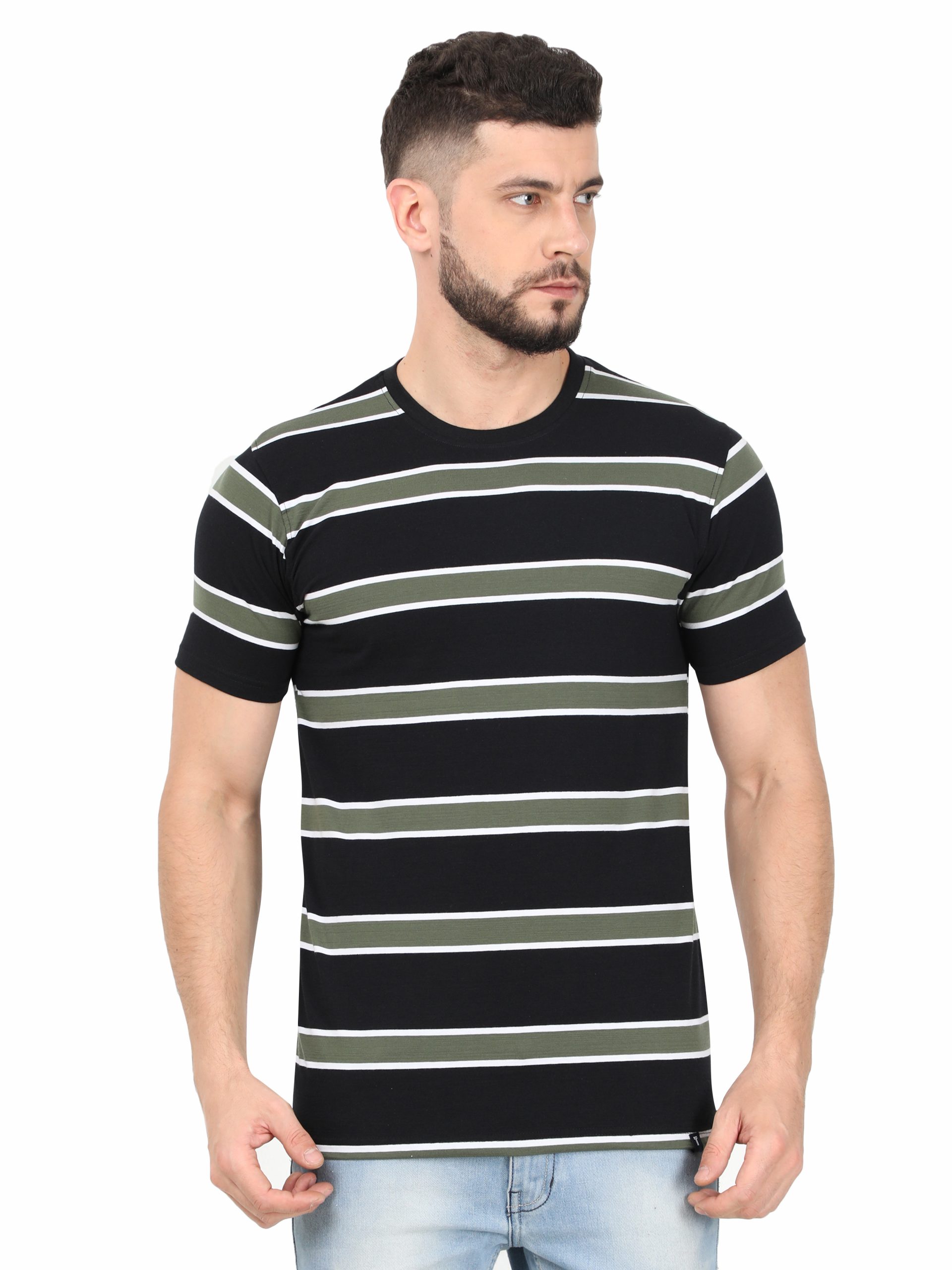 Men Striped T-shirt