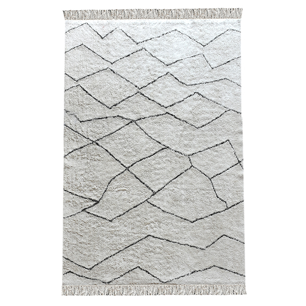 Torres Rug Natural White/Charcoal