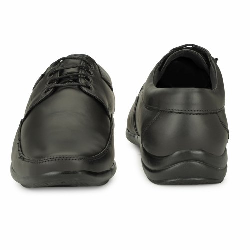 Mens Leather Plain Lace Up Shoes