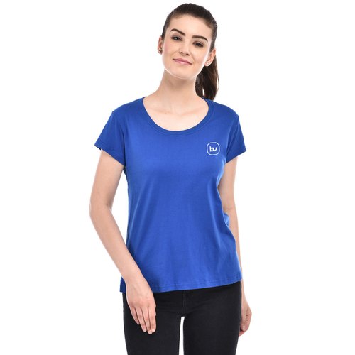 Royal Blue Girls Cotton T-Shirt