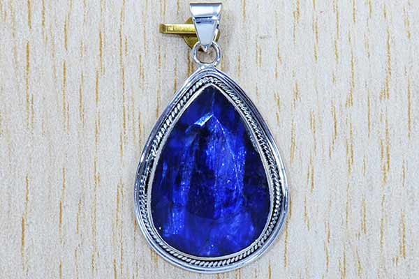 Sapphire Silver Designer Earrings