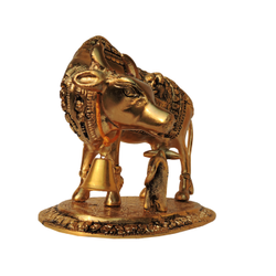 AJN-09 Brass Kamdhenu Statue