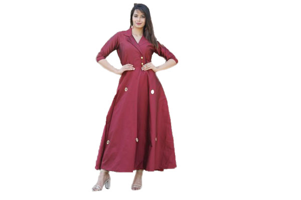 Stylish Silk Coat Style Kurti