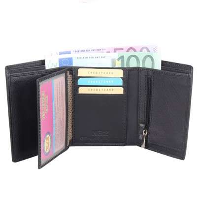 Tri-Fold Leather Wallet