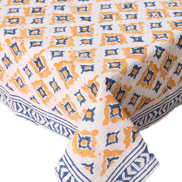 Block Print Table Covers