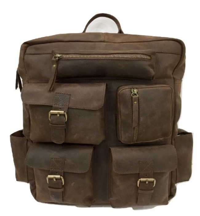 Leather Backpack for men