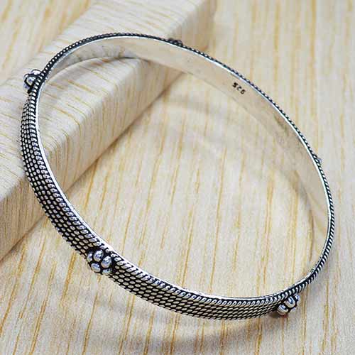 Real 925 Silver Wholesale Bangle Jewelry