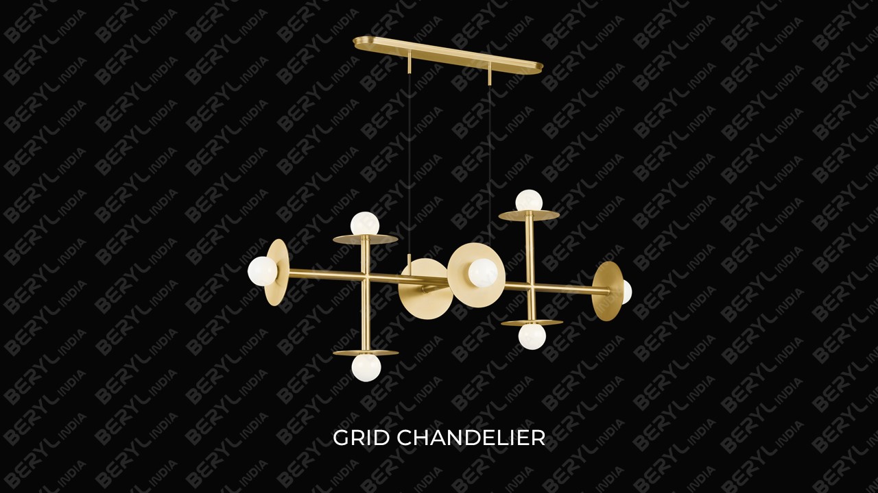 Grid Chandelier Design