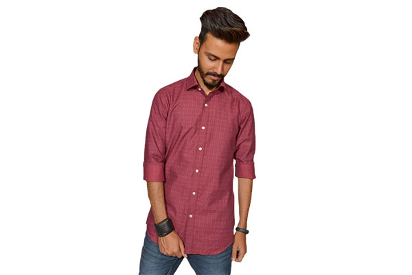 Sanguine Aqua Checks Shirts