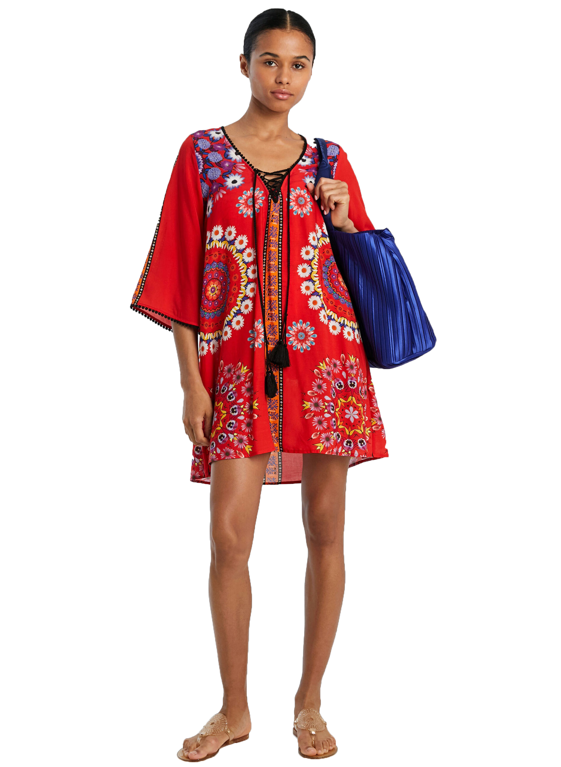 Beachwear Shifli Printed Kaftan Tunic Scaled