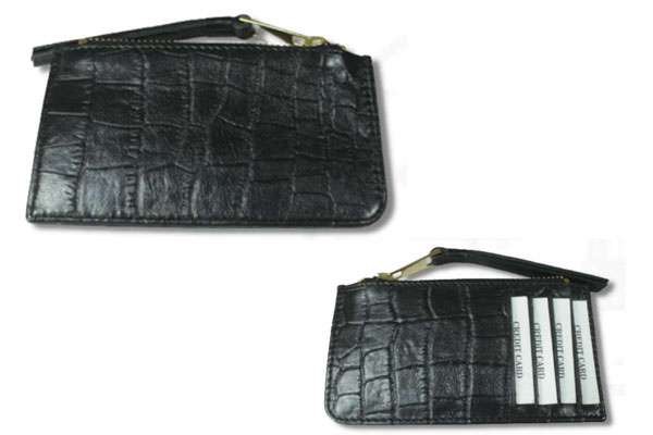 Ladies Croco Pouch