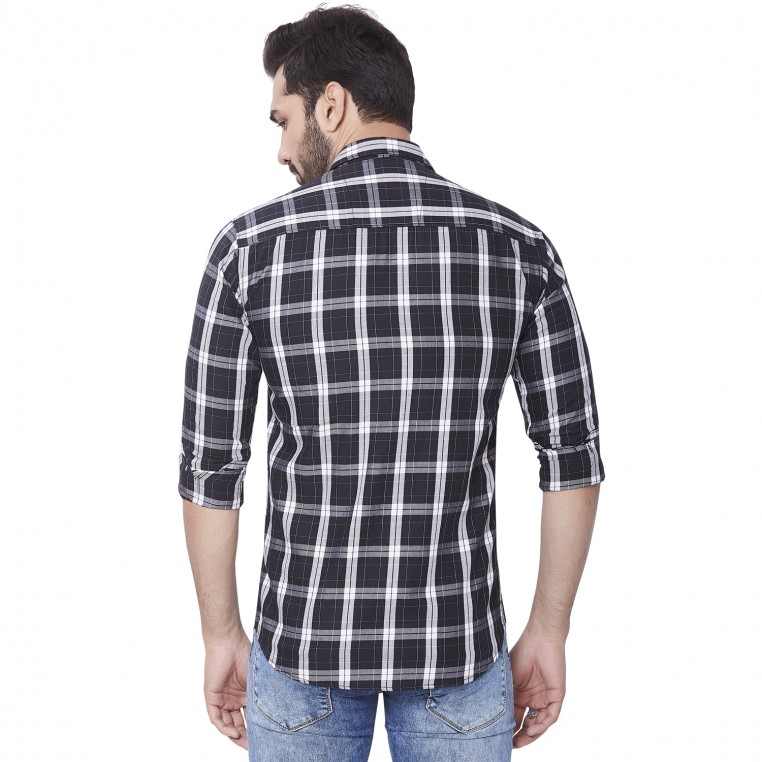 Kaprido - Men`s Soft Smart Checks Shirt