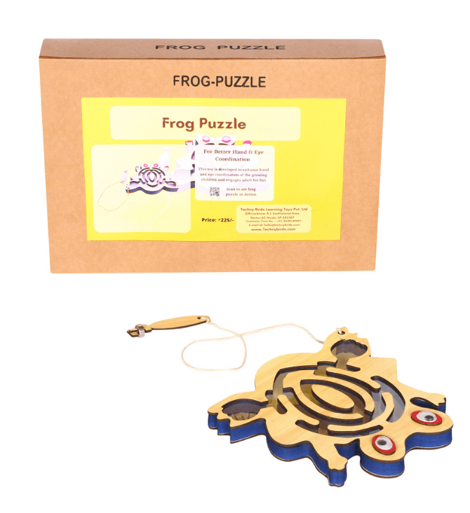 Frog Puzzle Wooden Toys