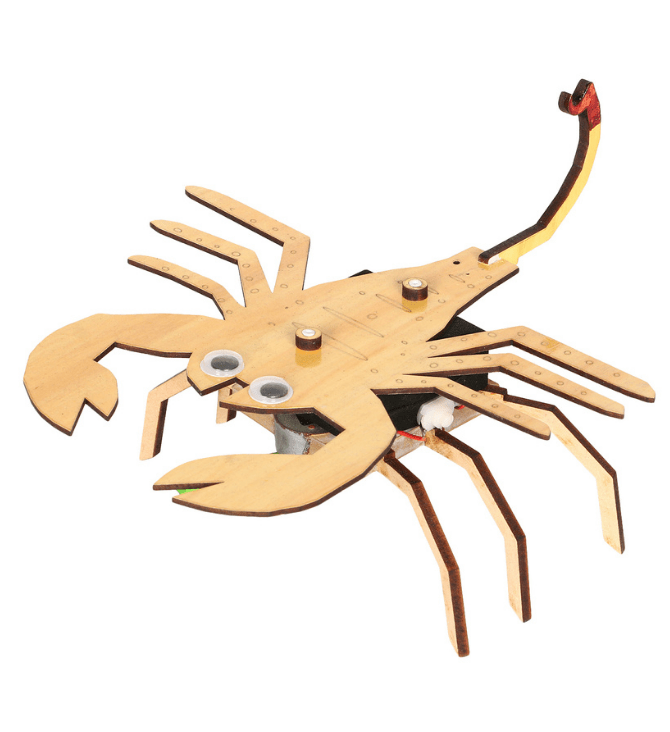 Robotic Toy Walking Scorpion with Light