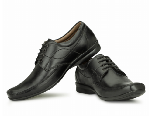 Mens Black Lace Up Leather Shoes