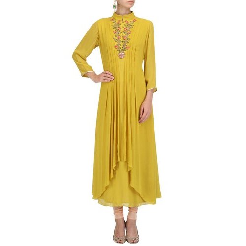 Ladies Designer Embroidered Kurtis