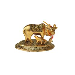 Brass Cow Statue