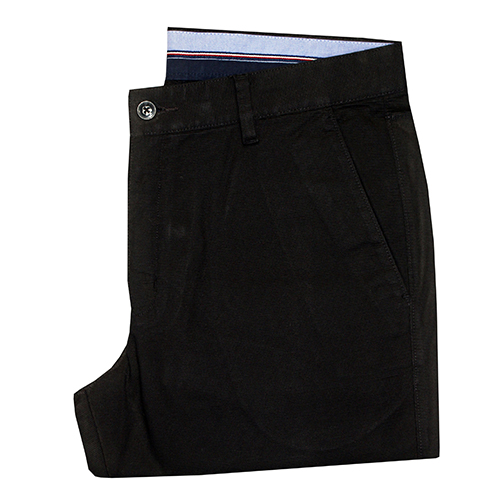 Black Solid Trouser