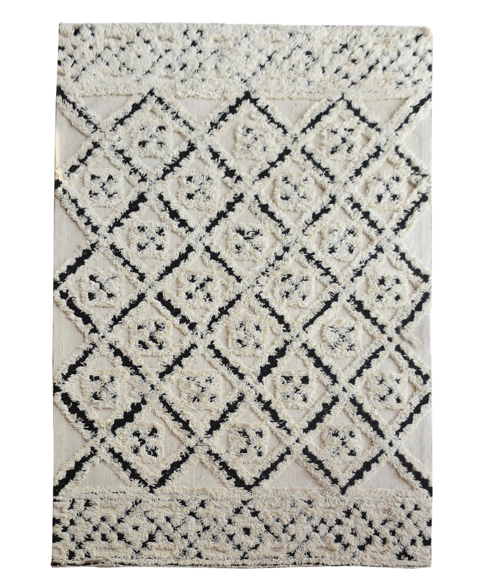 Graham Carpet Natural White/charcoal