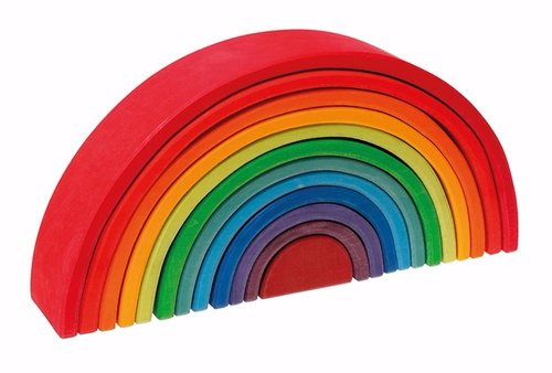 Rainbow Stacker Wooden Puzzle
