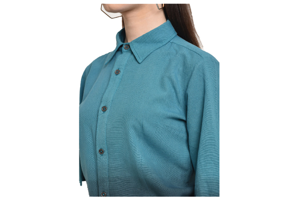 Slim Fit Shirt with Collar