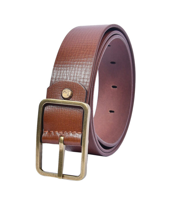 Smooth Grain Leather Belt