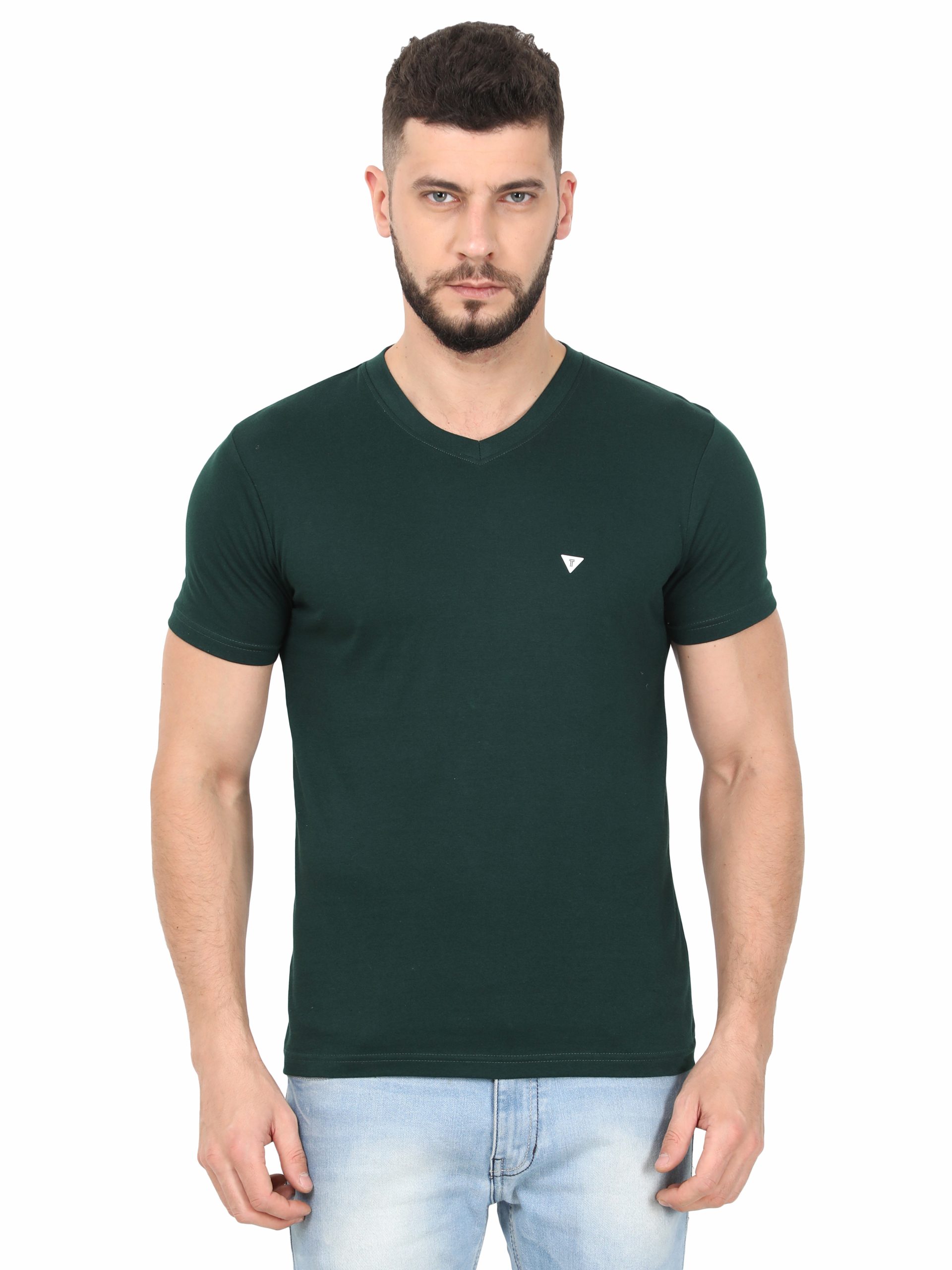 Men V-Neck T-shirt