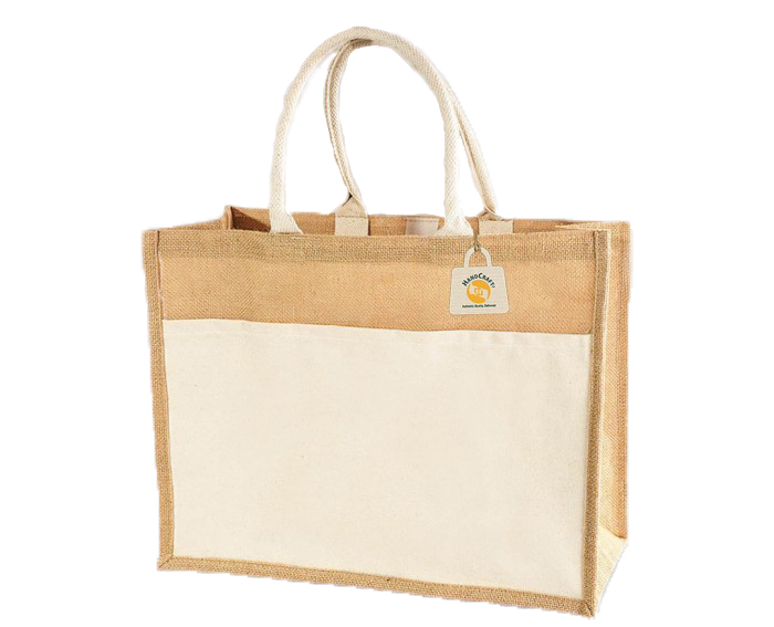 Jute Bag With Pocket