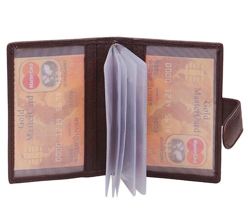 Premium Quality Designer Card holder (BROWN)