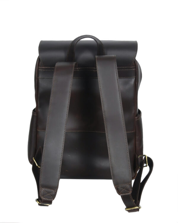 Buff Leather Backpack Bag