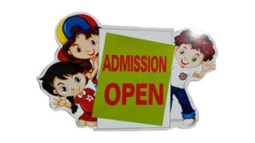 Wall Decoration Admission Open Cut Out